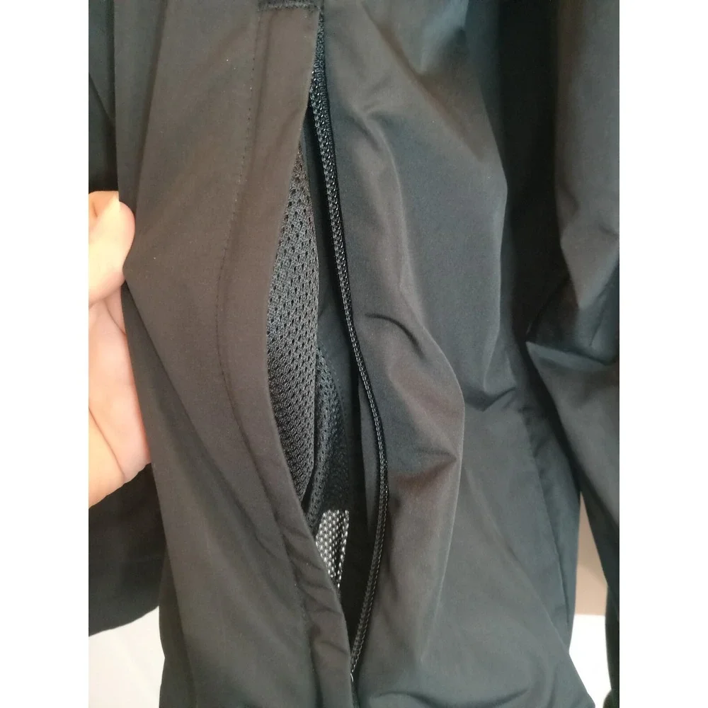 Duluth Trading‎ Co Black Men Windbreaker Jacket Size 3XL Zippers Light